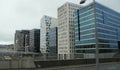 Norway, Oslo, Bjorvika, row of buildings of the Barcode Project