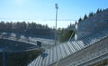 Norway, Oslo, Holmenkollen, panorama of the biathlon stadium