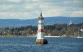 Norway, Oslo, lighthouse in Oslofjord