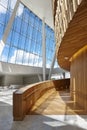 Norway. Oslo opera house building interior. Tourism travel visit Royalty Free Stock Photo