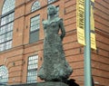 Norway, Oslo, sculpture of a woman in front of the City Hall Royalty Free Stock Photo