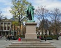 Norway, Oslo, statue of Henrik Wergeland