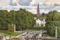 Norway Oslo Vigeland park forest church and sculptures bridge.