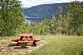 Norway picnic site Royalty Free Stock Photo