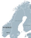 Norway political map