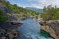 Norway. A raging river in Romsdal