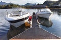 Norway, recreation and fishing and tourism. Beautiful Rorbu houses on the shore