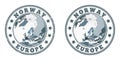 Norway round logos.