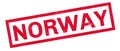 Norway rubber stamp Royalty Free Stock Photo