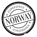 Norway rubber stamp Royalty Free Stock Photo