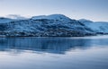 Norway seascape at the winter time Royalty Free Stock Photo