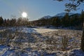 Norway.Small pond in Rondane National Park.