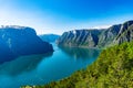 Norway Sognefjord at summer Royalty Free Stock Photo