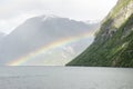 Norway - Somewhere over the rainbow Royalty Free Stock Photo