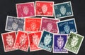 Norway stamps Royalty Free Stock Photo