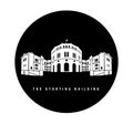 Norway Storting Building Icon. Norway parliament vector