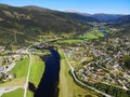 Norway summer - Naustdal valley Royalty Free Stock Photo