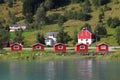 Norway summer view - Olden in Sogn og Fjordane Royalty Free Stock Photo