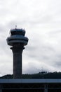 Norway Trondheim airport tower cloudy sky