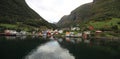 Norway village Royalty Free Stock Photo
