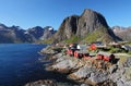 Norway village with mountain - Lofoten, Reine