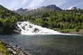 Norway - Waterfall In Hellesylt Royalty Free Stock Photo