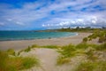 Norwegian beach on a sunny day