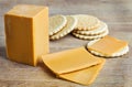 Norwegian brunost cheese Royalty Free Stock Photo