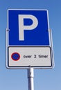 Parking allowed for two hours