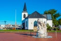 Norwegian Church Arts Centre at Welsh capital Cardiff Royalty Free Stock Photo