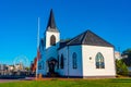 Norwegian Church Arts Centre at Welsh capital Cardiff Royalty Free Stock Photo