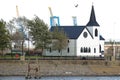 Norwegian Church Cardiff Bay Royalty Free Stock Photo