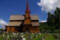 A Norwegian Church and Graveyard