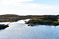 Norwegian coast landscape ocean sky berg Royalty Free Stock Photo