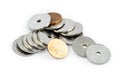 Norwegian Coins Royalty Free Stock Photo