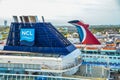 Norwegian cruise line and carnival cruise line ships