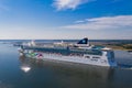 Norwegian Cruise Line leaving Jacksonville Florida.