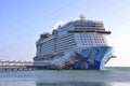 Norwegian Cruise Lines Ship the Escape Royalty Free Stock Photo