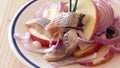 Norwegian dish, Salad Herring with apples