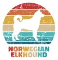 Norwegian Elkhound vintage color Royalty Free Stock Photo