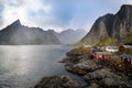 Norwegian Fishing village, Hamnoy island, Reine, Lofoten, Norway