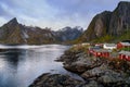 Norwegian Fishing village, Hamnoy island, Reine, Lofoten, Northern Norway