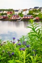 Norwegian fishing village, Reine Lofoten Norway Royalty Free Stock Photo