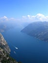 Norwegian fjord Royalty Free Stock Photo