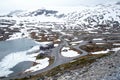 Norwegian fjord landscape in summer Royalty Free Stock Photo