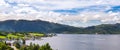 Norwegian fjord and mountains Lysefjord, Norway. Royalty Free Stock Photo