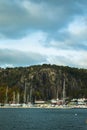 Norwegian harbor at fall