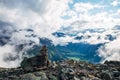 Norwegian hiking Royalty Free Stock Photo