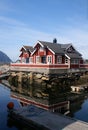 Norwegian house Royalty Free Stock Photo