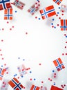 Norwegian independence day, Constitution day, may 17. holiday of freedom, victory and memory. concept of patriotism and faith.